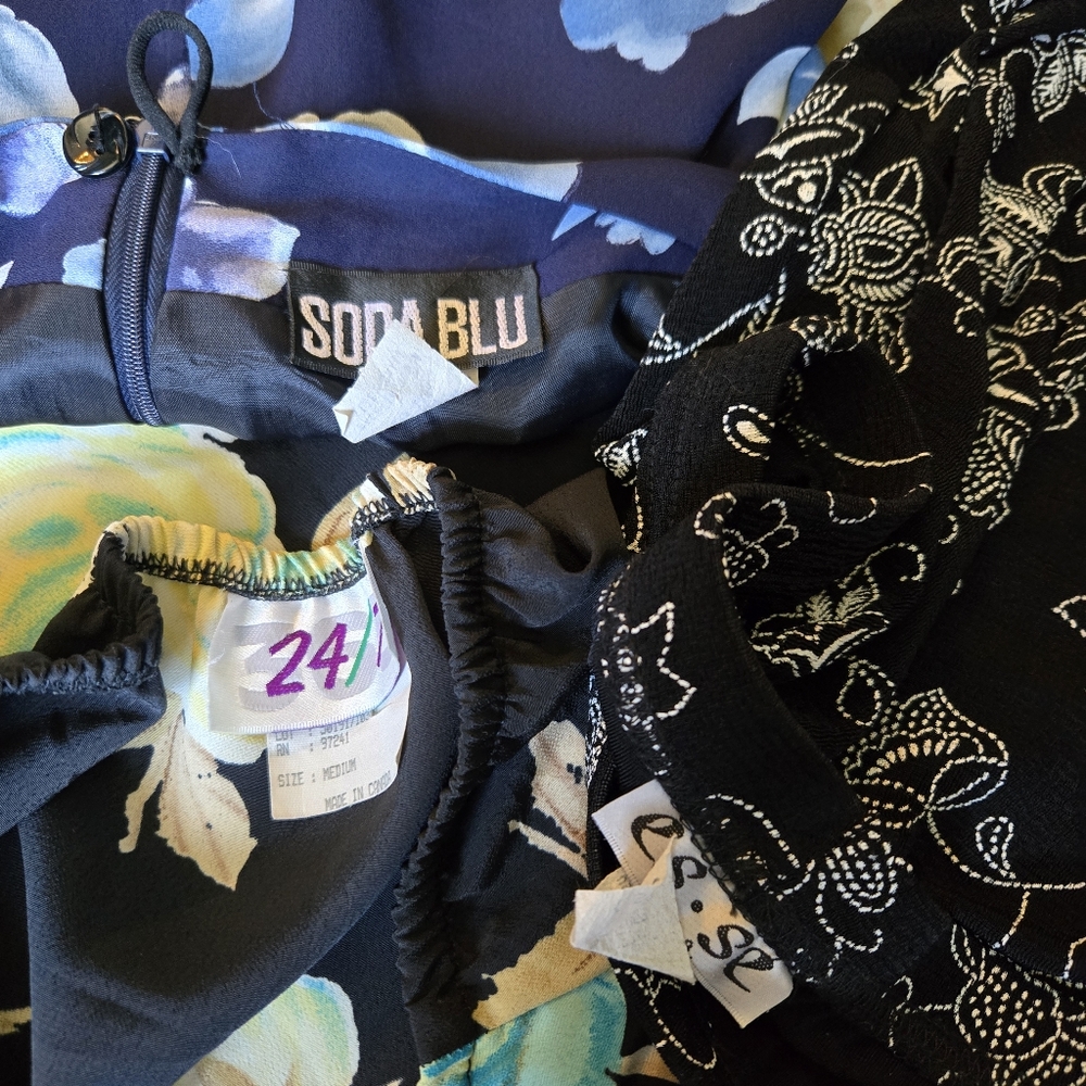 Bundle Of 3 Vintage Floral Maxi Skirts